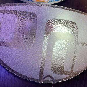 half moon glass