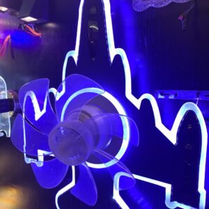 plane leg with fan